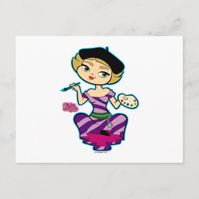 Postal Postcard de Libra (Anverso)