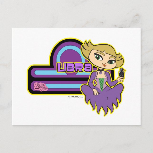 Postal Postcard de Libra (Anverso)