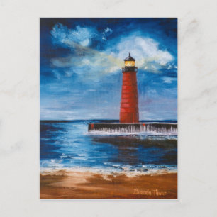 Postal Postcard de Lonely Beacon