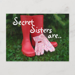 Postal Postcard de los boots secretos secretos secretos2 