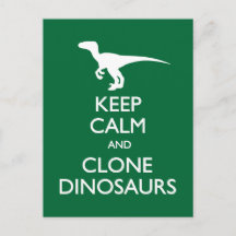 Postcard de los Dinosaurios Clon de Calma
