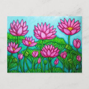 Postal Postcard de Lotus Bliss