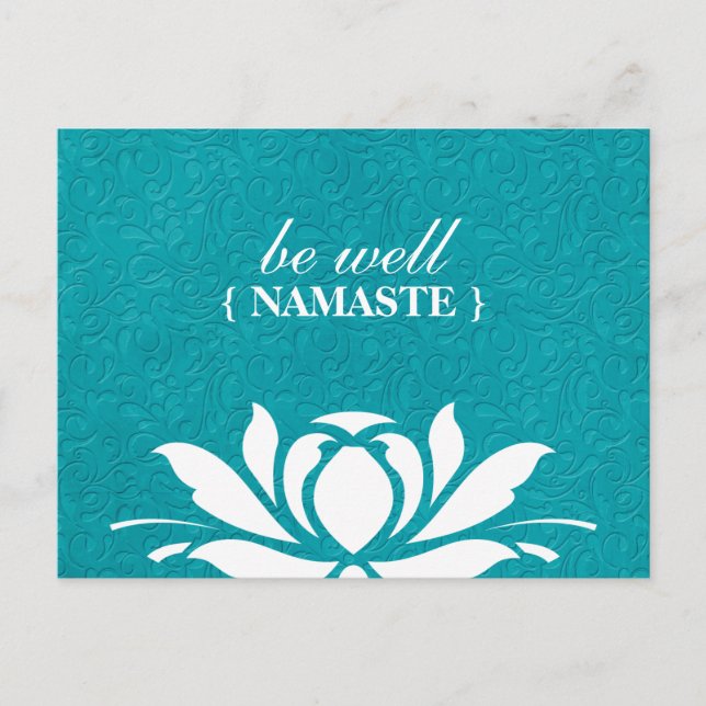 Postal Postcard de Lotus "Gracias" (Anverso)