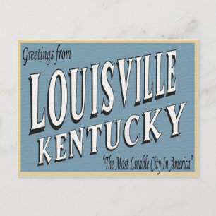 Postal Postcard de Louisville Kentucky
