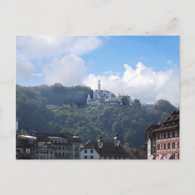Postal Postcard de Lucerne Chateaux Gutsch (Anverso)