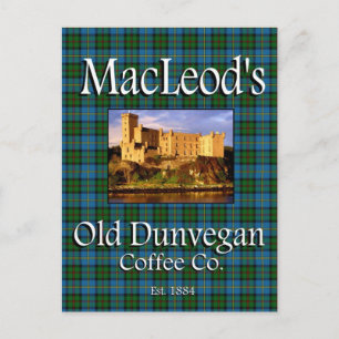 Postal Postcard de MacLeod's Old Dunvegan Coffee Co