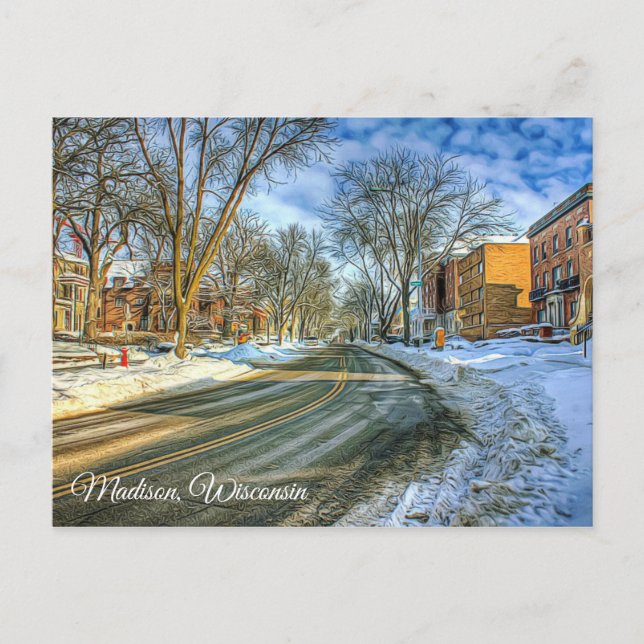 Postal Postcard de Madison Wisconsin (Anverso)