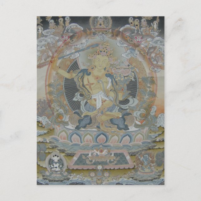 Postal Postcard de Manjushri (Anverso)