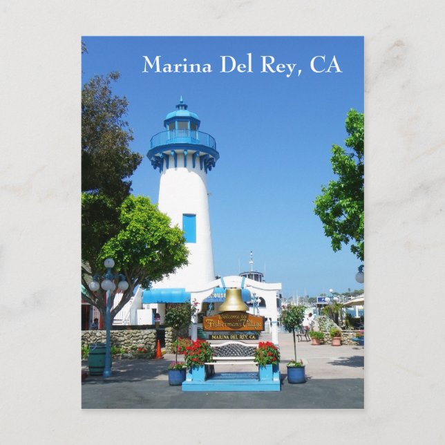 Postal ¡Postcard de Marina Del Rey! (Anverso)