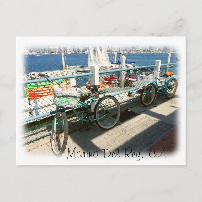 Postal ¡Postcard de Marina Del Rey! (Anverso)