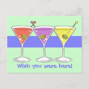 Postal Postcard de Martinis