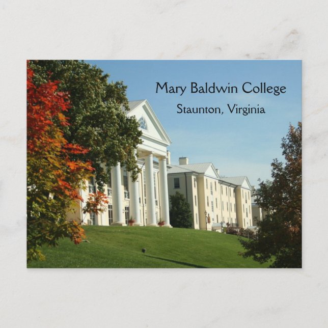 Postal Postcard de Mary Baldwin College Staunton VA Virgi (Anverso)