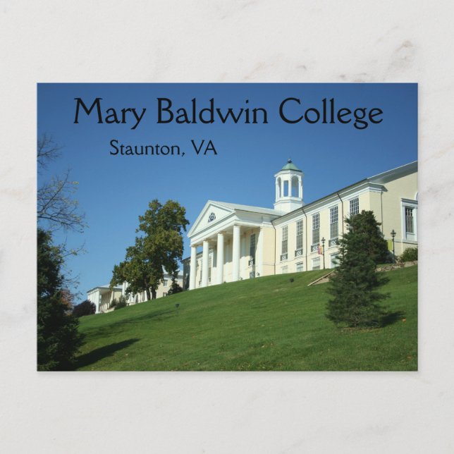 Postal Postcard de Mary Baldwin College Staunton VA Virgi (Anverso)