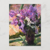 Postcard de Mary Cassatt Lilacs