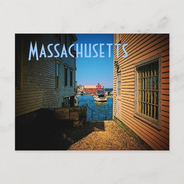 Postal Postcard de Massachusetts (Anverso)