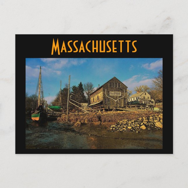 Postal Postcard de Massachusetts (Anverso)