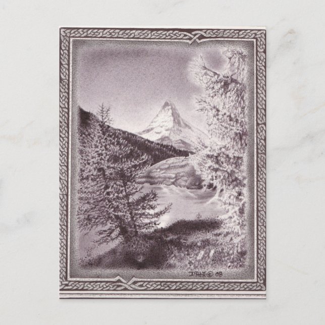 Postal Postcard de Matterhorn (Anverso)