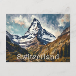 Postal Postcard de Matterhorn Suiza