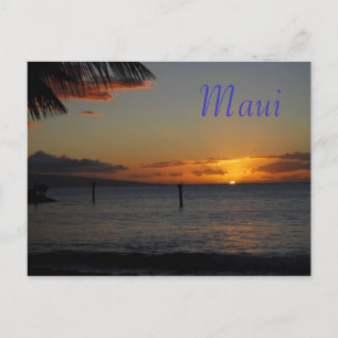 Postal Postcard de Maui Sunset