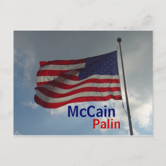 Postal Postcard de McCain/Palin
