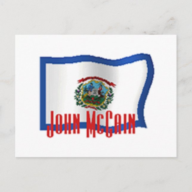 Postal Postcard de McCain Virginia Occidental (Anverso)