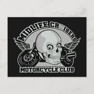 Postal Postcard de Midlife Cruisers MC personalizado