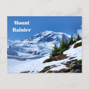 Postal Postcard de Mount Rainier