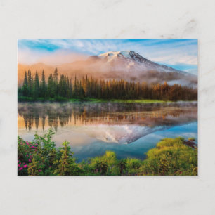 Postal Postcard de Mount Rainier