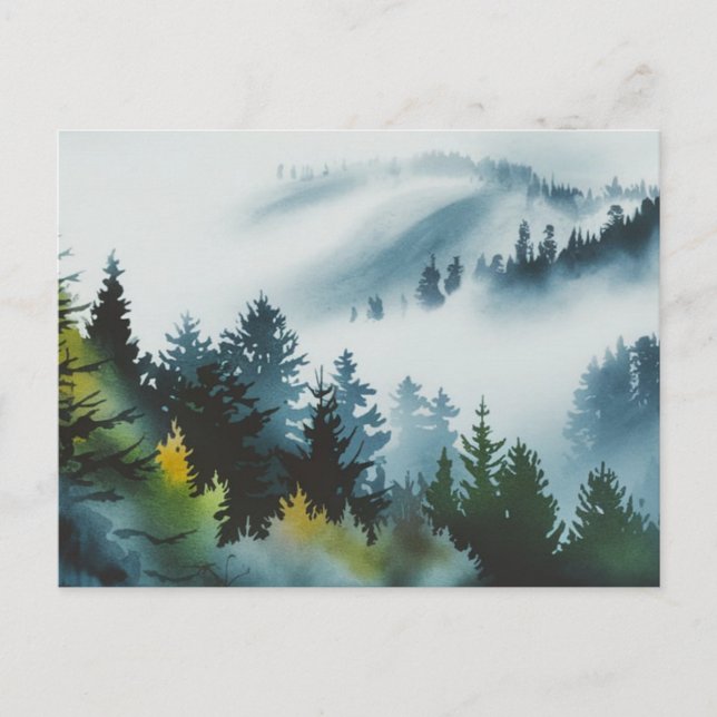 Postal Postcard de Mountain Mist (Anverso)