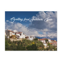 Postcard De Mountain Village En España