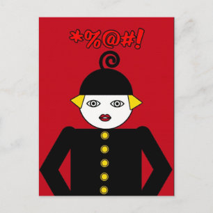 Postal Postcard de Ms. Martzkin Pop Art © 2012 M. Martz