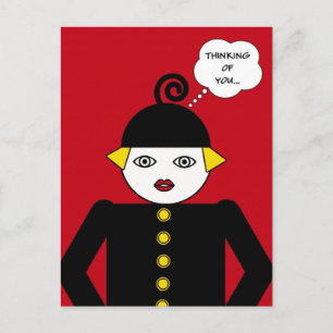 Postal Postcard de Ms. Martzkin Pop Art © 2012 M. Martz