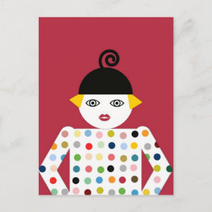 Postal Postcard de Ms. Martzkin Pop Art © 2012 M. Martz