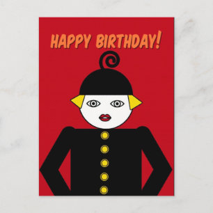 Postal Postcard de Ms. Martzkin Pop Art © 2012 M. Martz