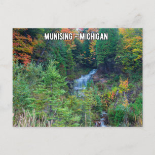Postal Postcard de Munising Michigan