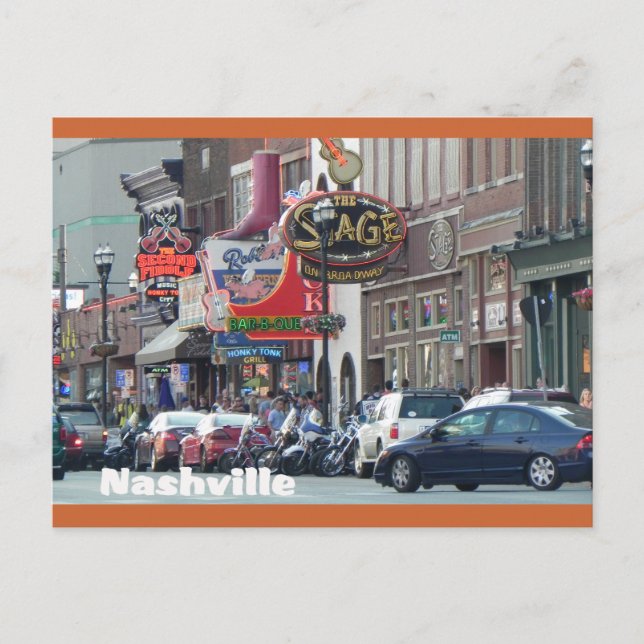 Postal Postcard de Nashville (Anverso)
