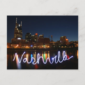 Postal Postcard de Nashville Skyline