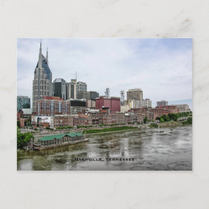 Postal Postcard de Nashville Skyline