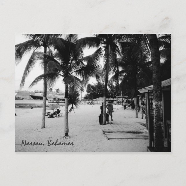 Postal Postcard de Nassau Bahamas (Anverso)