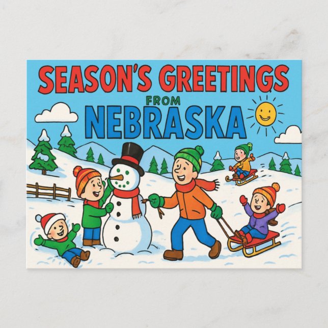 Postal Postcard de NEBRASKA (Anverso)