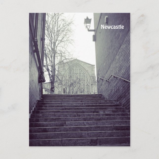 Postal Postcard de Newcastle (Anverso)