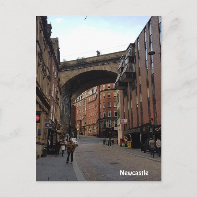 Postal Postcard de Newcastle (Anverso)