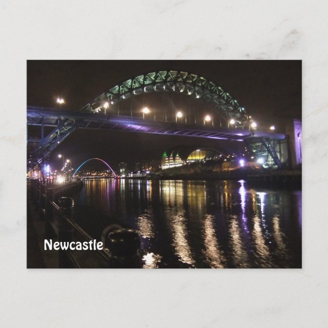 Postal Postcard de Newcastle (Anverso)