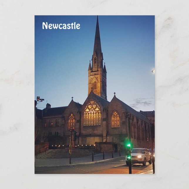 Postal Postcard de Newcastle (Anverso)