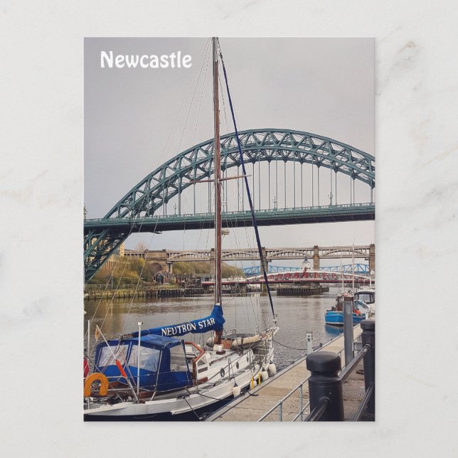 Postal Postcard de Newcastle (Anverso)