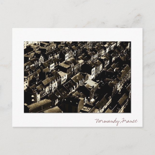 Postal Postcard de Normandía (Anverso)