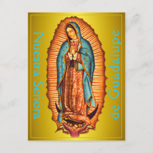 Postal Postcard de Nuestra Señora de Guadalupe