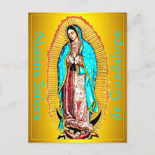 Postal Postcard de Nuestra Señora de Guadalupe