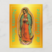 Postcard de Nuestra Señora de Guadalupe