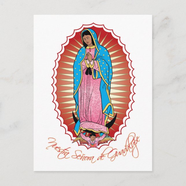 Postal Postcard de Nuestra Señora de Guadalupe (Anverso)